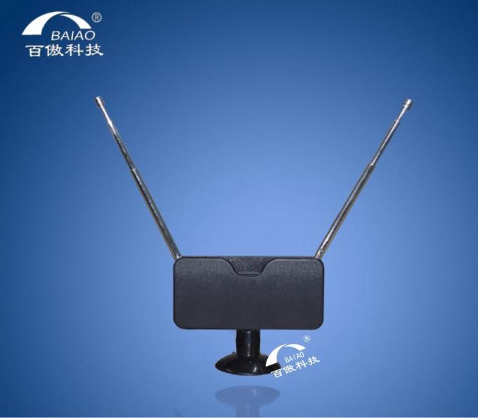 Kebulatan Teleskopik VHF / UHF Amplifier Antena DVBT Dalam Ruangan 2