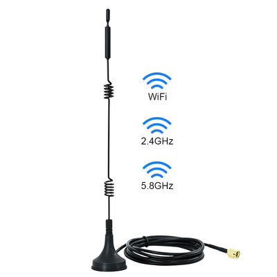 WiFi 2.4GHz 5GHz 5.8GHz Magnetic Base Antenna untuk Wireless Video Security Camera Surveillance Recorder