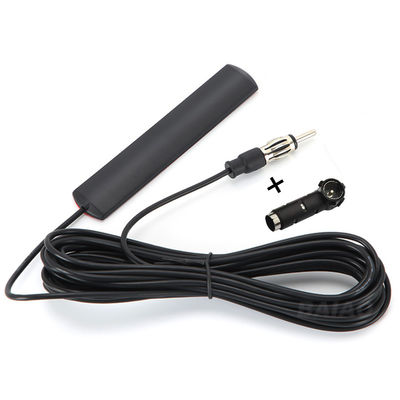 DIN Plug Adhesive Patch Mobil Disembunyikan AM FM Radio Antenna untuk Kendaraan Truk Stereo Head Unit Penerima