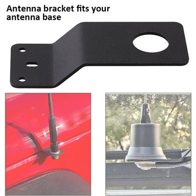 Braket Dudukan Antena Radio CB Stainless Steel Tugas Berat Aksesori Pintu Belakang Mobil