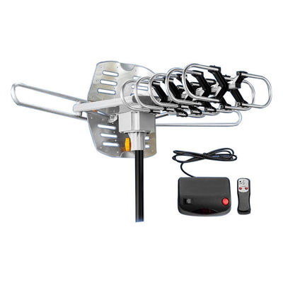 Bermotor Yagi UHF Amplified Digital HDTV Antena Dengan Rotasi 360 Derajat