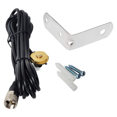 UHF universal sinyal antena mobil G58 Kabel koaksial NMO Antena dan NMO Mount untuk Truk Mobil Mobile Radio Transceiver