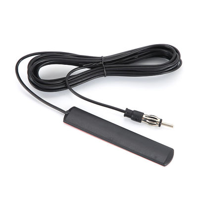 DIN Plug Adhesive Patch Mobil Disembunyikan AM FM Radio Antenna untuk Kendaraan Truk Stereo Head Unit Penerima