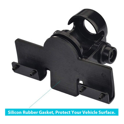 Klip Braket Pemasangan Talang Bagasi Belakang Hatchback Braket Stainless Steel Dudukan Antena untuk Antena Radio Mobil Seluler