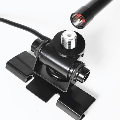Klip Braket Pemasangan Talang Bagasi Belakang Hatchback Braket Stainless Steel Dudukan Antena untuk Antena Radio Mobil Seluler