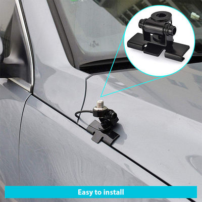 Klip Braket Pemasangan Talang Bagasi Belakang Hatchback Braket Stainless Steel Dudukan Antena untuk Antena Radio Mobil Seluler