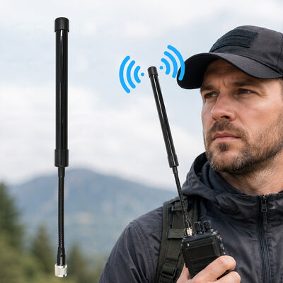 Antena Taktis CS 433-510MHz Gain Tinggi Antena Radio Dua Arah untuk UV-K5 UV-K58 UV-K6 dan Radio Dua Arah Genggam Lainnya