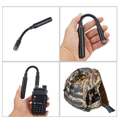 Antenna Boomerang Taktis, Dual Band 144/430MHz Antenna Radio Ham Portable dengan Antarmuka SMA Opsional