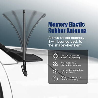 Optimalisasi Universal CB Karet Pickup Truck Radio Antenna Penggantian dengan Frequency Range 7-50MHz 5dBi Gain Premium Car Antenna
