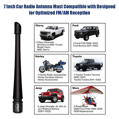 Optimalisasi Universal CB Karet Pickup Truck Radio Antenna Penggantian dengan Frequency Range 7-50MHz 5dBi Gain Premium Car Antenna