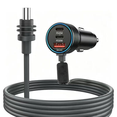 12V-24V Starlink Mini Car Adapter Waterproof DC Power Cord DC Male to Cig Lighter Plug and Play Kabel pengisi daya mobil
