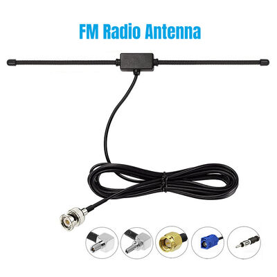 20MHz sampai 1300MHz Band lebar Mobil RV Radio Scanner Antenna Dipole BNC Male Antenna untuk Uniden Bearcat Whistler Radio Scanner